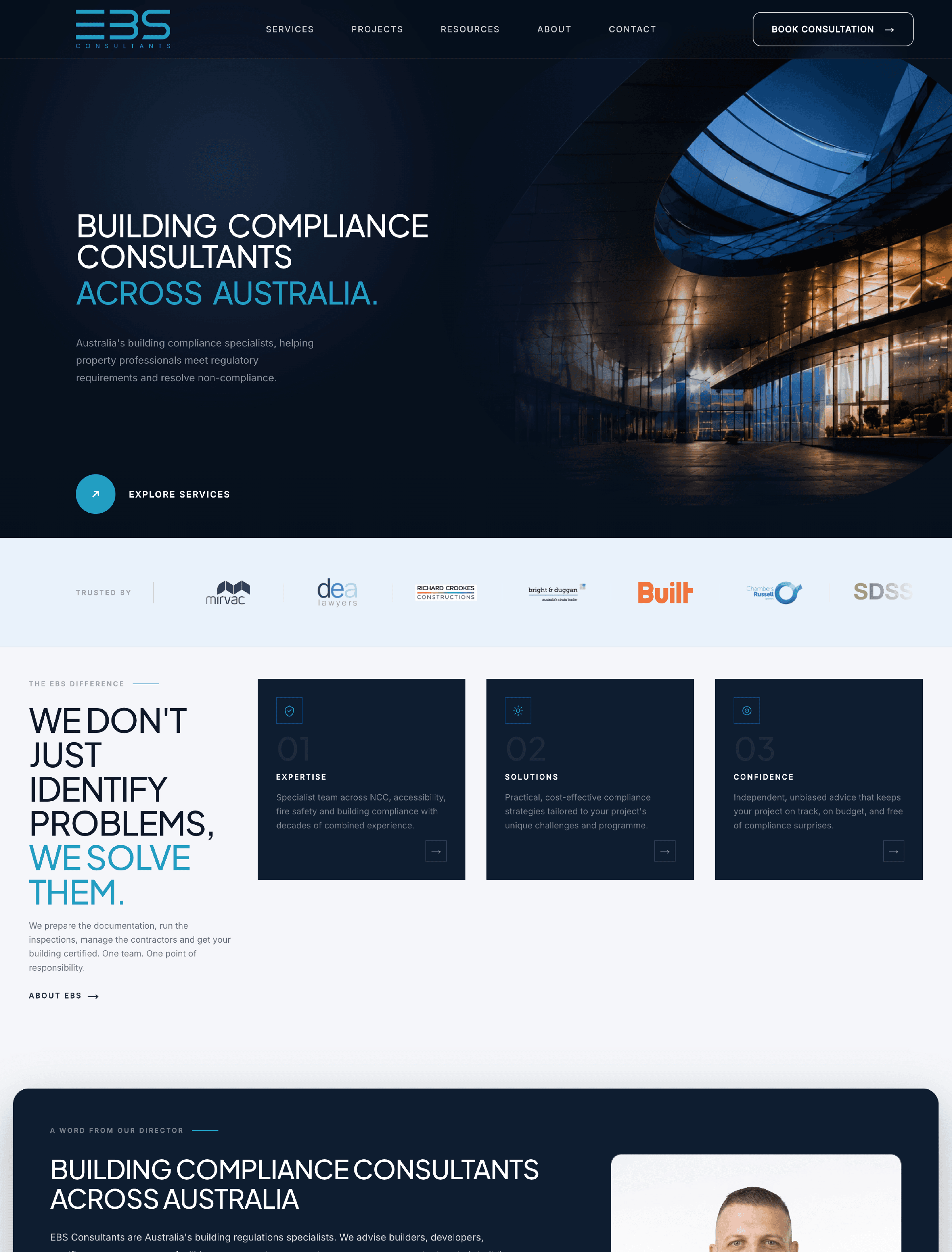 EBS Consultants - Consultancy Website, NSW 4