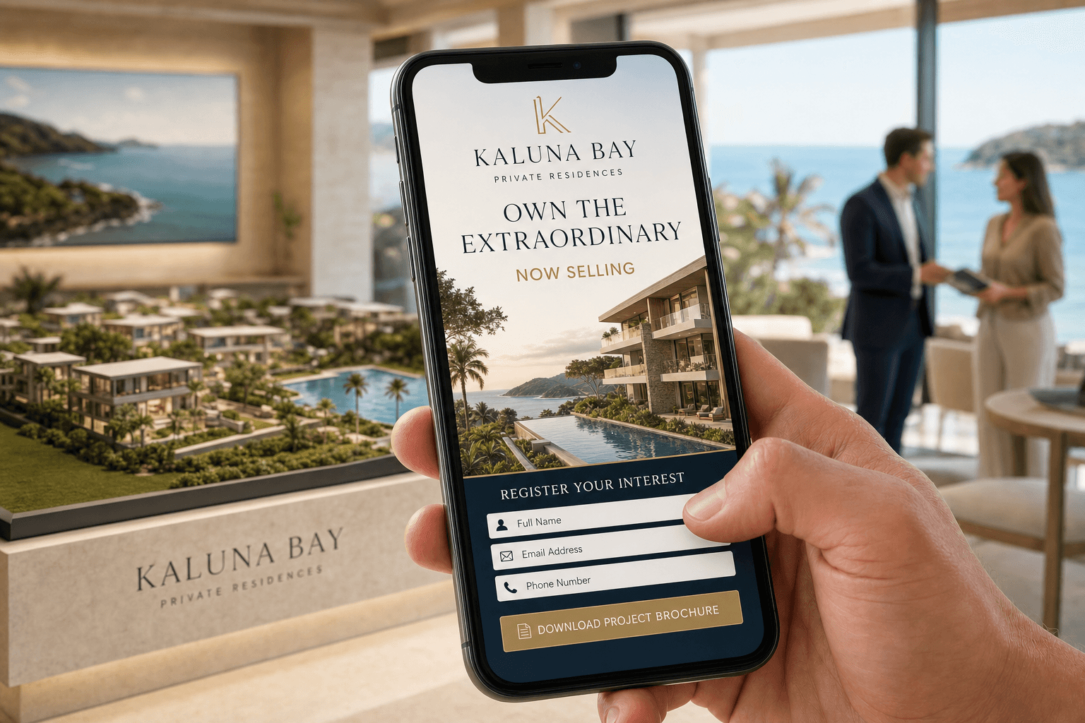 Campaign landing page