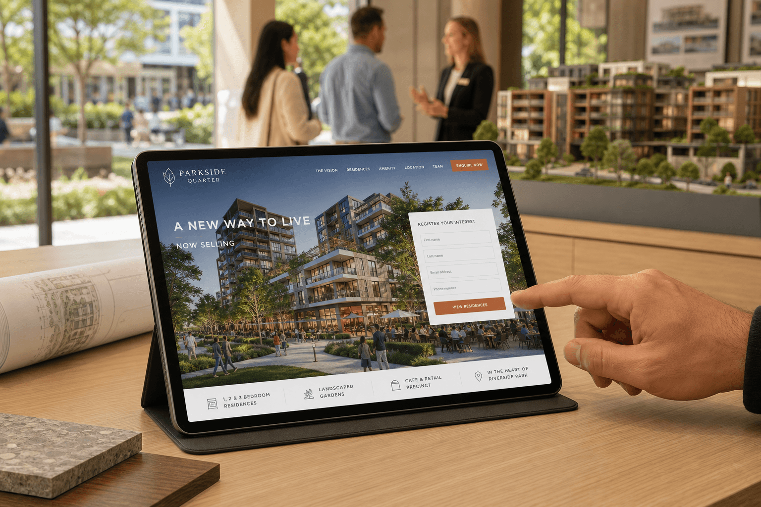 Property development microsite